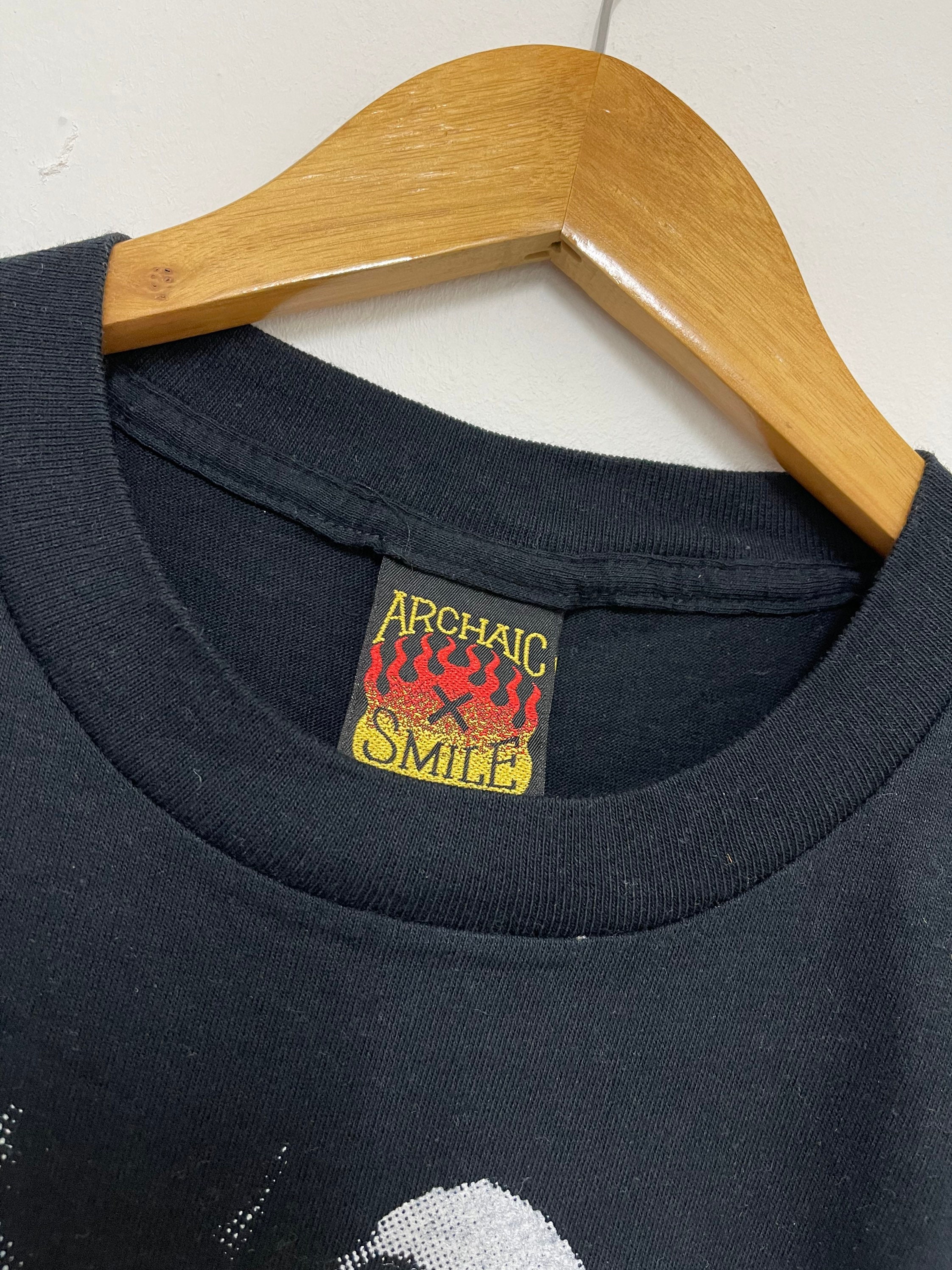Vintage 90s Archaic Smile : the Devils Clothing T-shirt