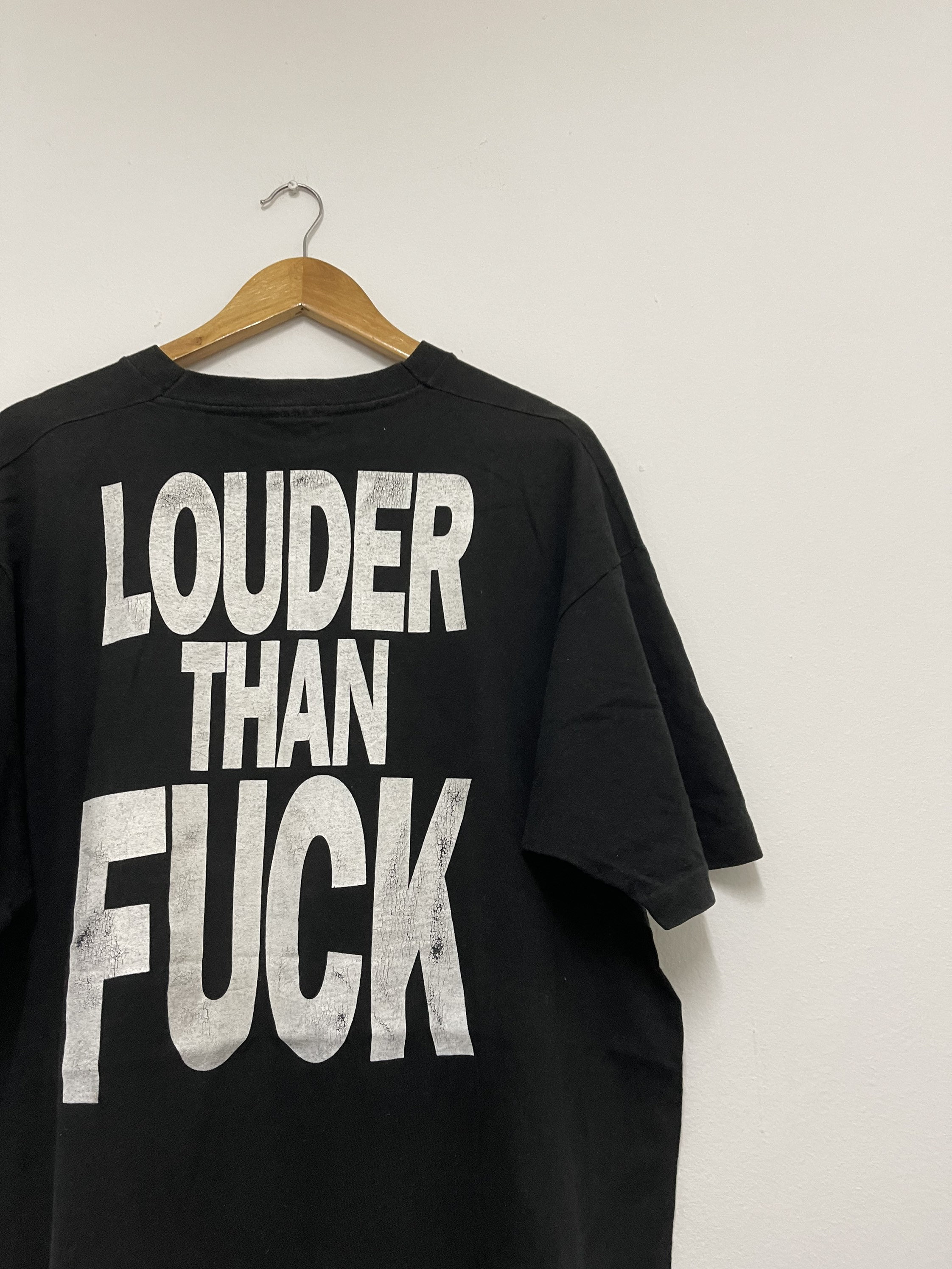 Vintage 90s Ice-t “ Louder Than Fuck “ World Tour Rap T-shirt