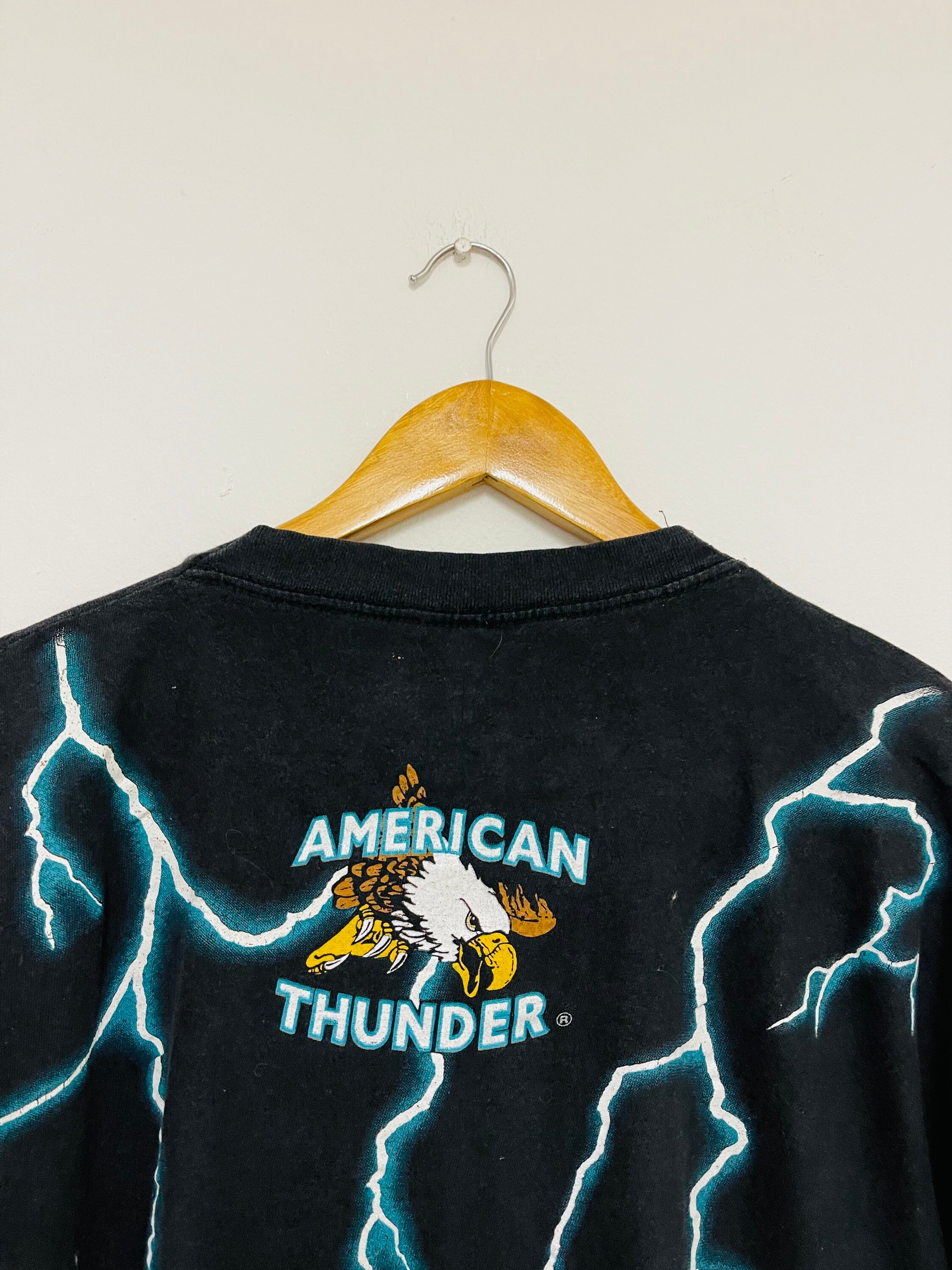 Buy Vintage 90s American Thunder Dragon Artworks T-shirt 