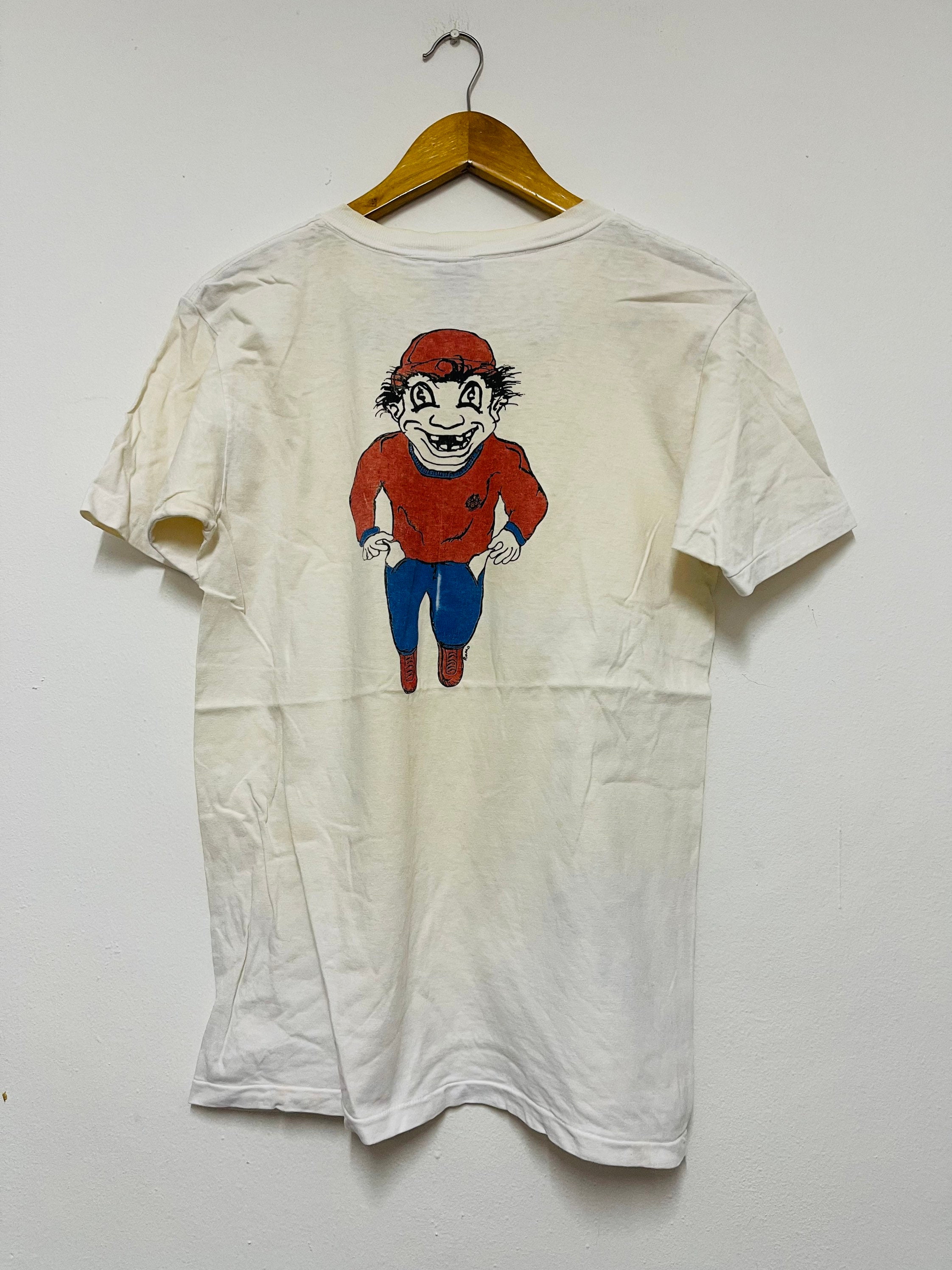 Old skate bootleg　T shirt　80s～90s VINTAGE 80s VISION STREET WEAR GATOR SKATEBOARD T-SHIRT