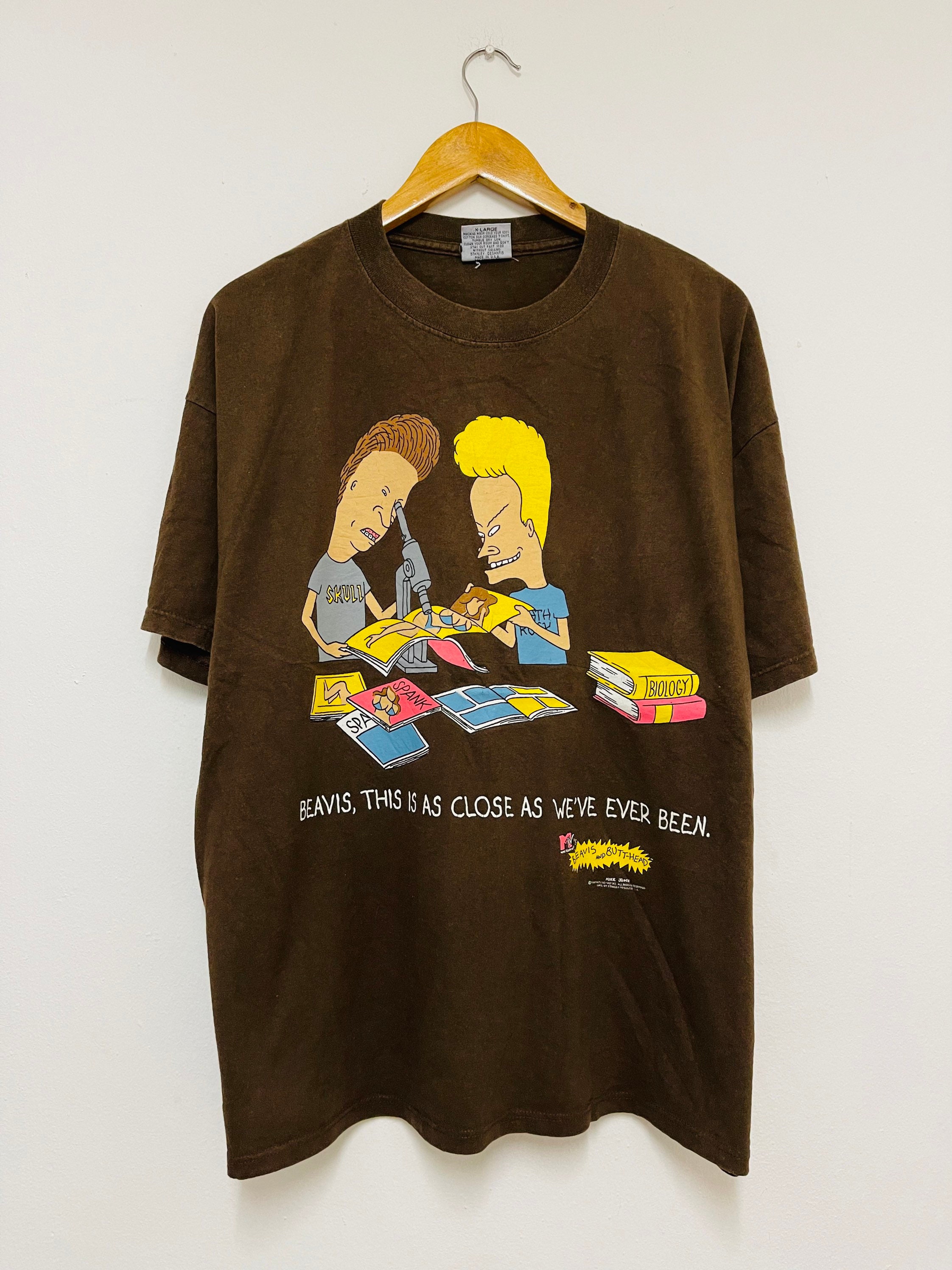 Vintage 90's Beavis & Butthead Animation 1997 Cartoon T