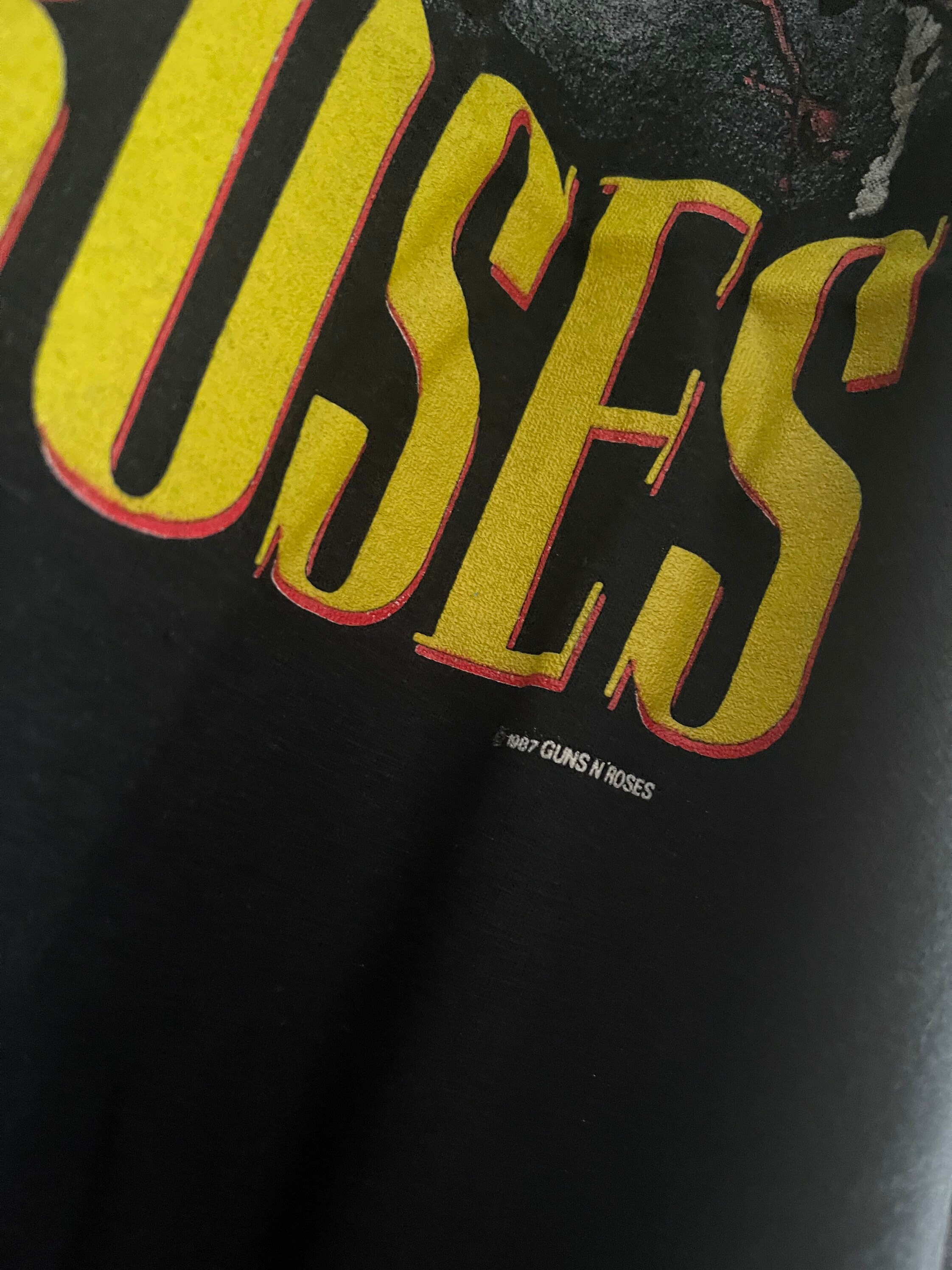 Vintage 80s Guns N Roses “ Was Here 1986 Rock T-shirt / Rock N 