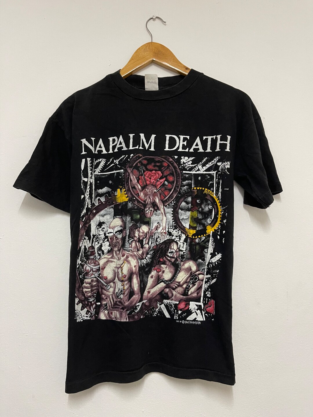 Vintage 90s Napalm Death “ Utopia Banished 1992 Death Metal