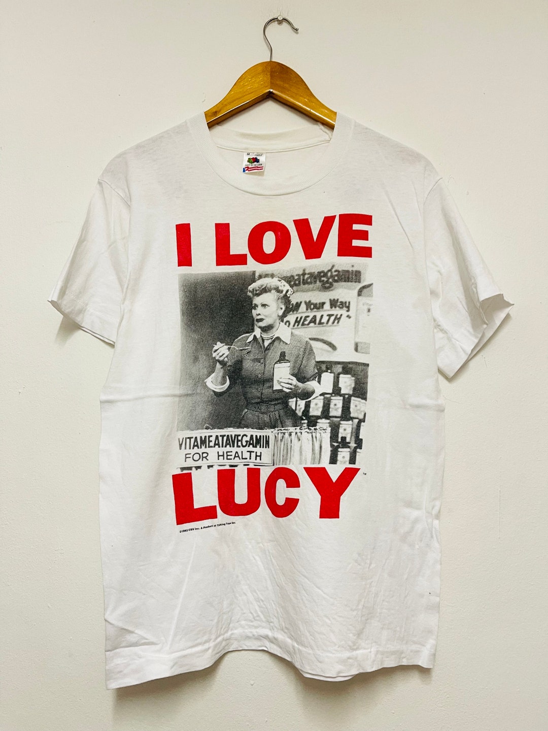L】00s 海外ドラマ I Love Lucy アイ・ラブ・ルーシー Tシャツ
