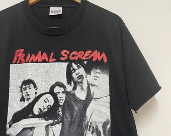 PRIMAL SCREAM ROCKSジャケ 90年代バンドTシャツ - メルカリ