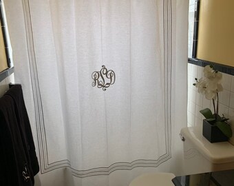 BT Bowler Hat Shower Curtain