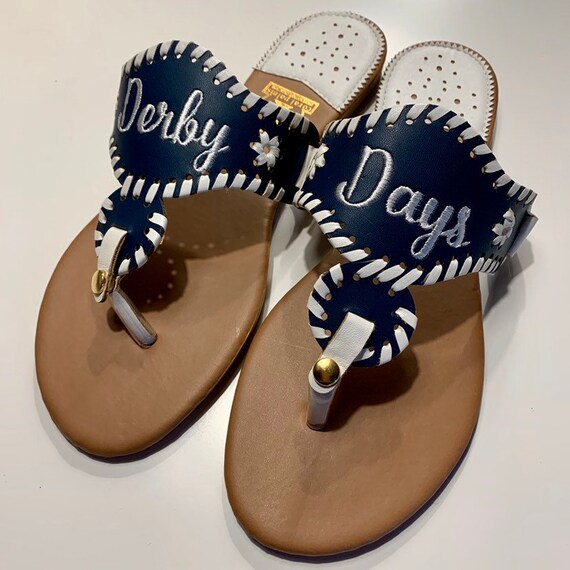 custom embroidered flip flops