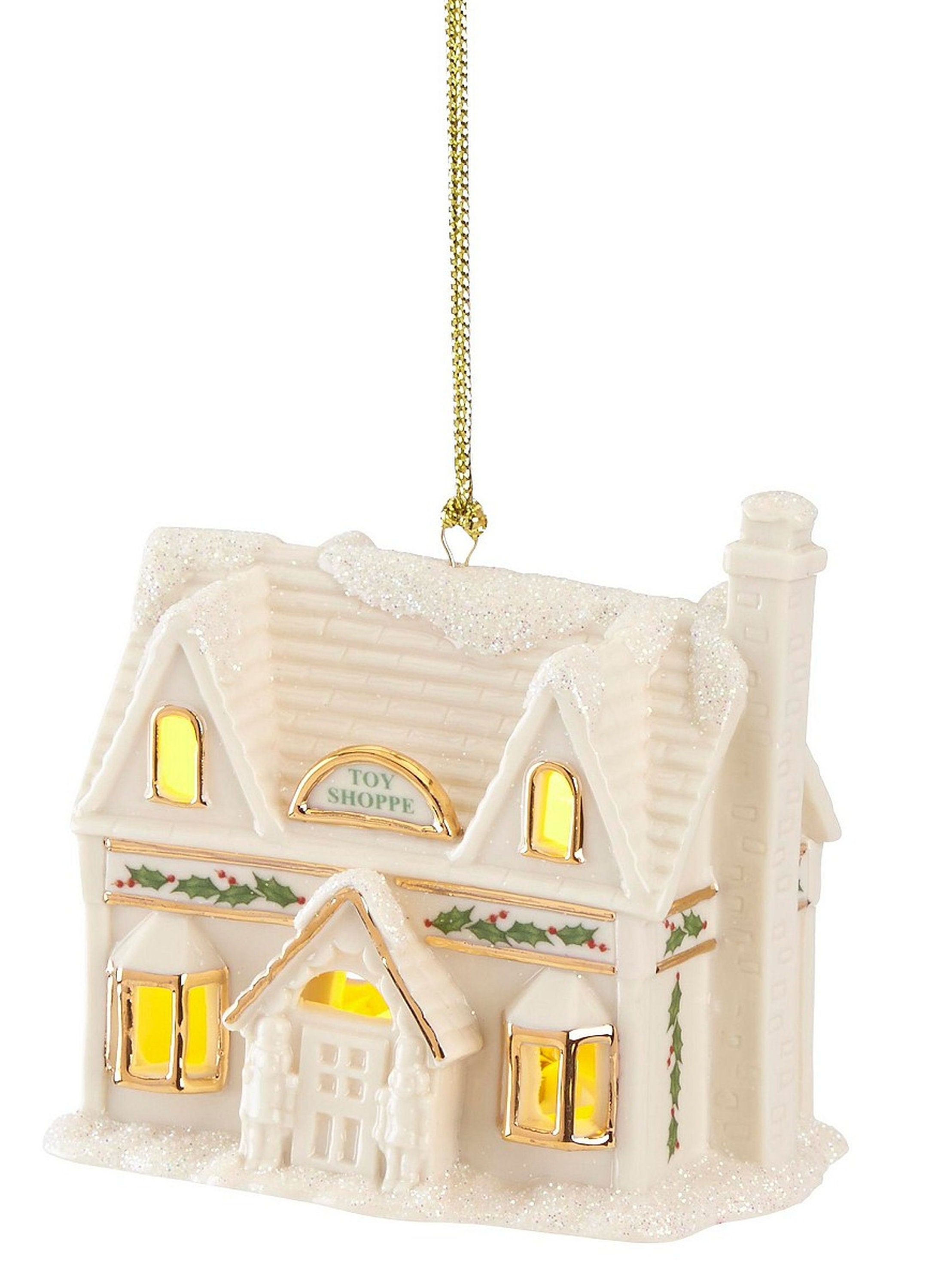 Lenox Christmas Village Toy Shoppe Lighted Ornament Etsy
