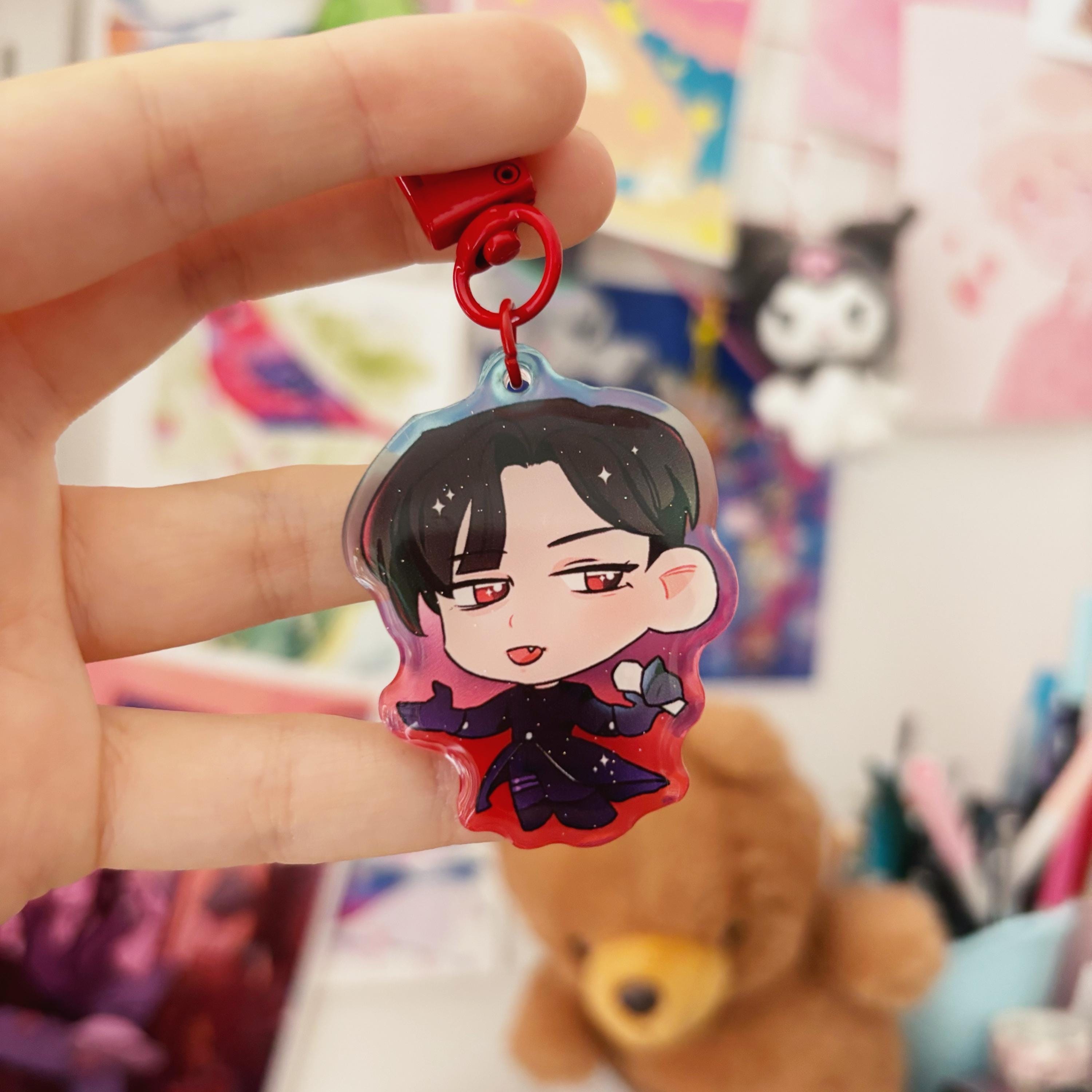 Alien Stage Mini Acrylic Charms Keychains - Anime Game Keychains for ...