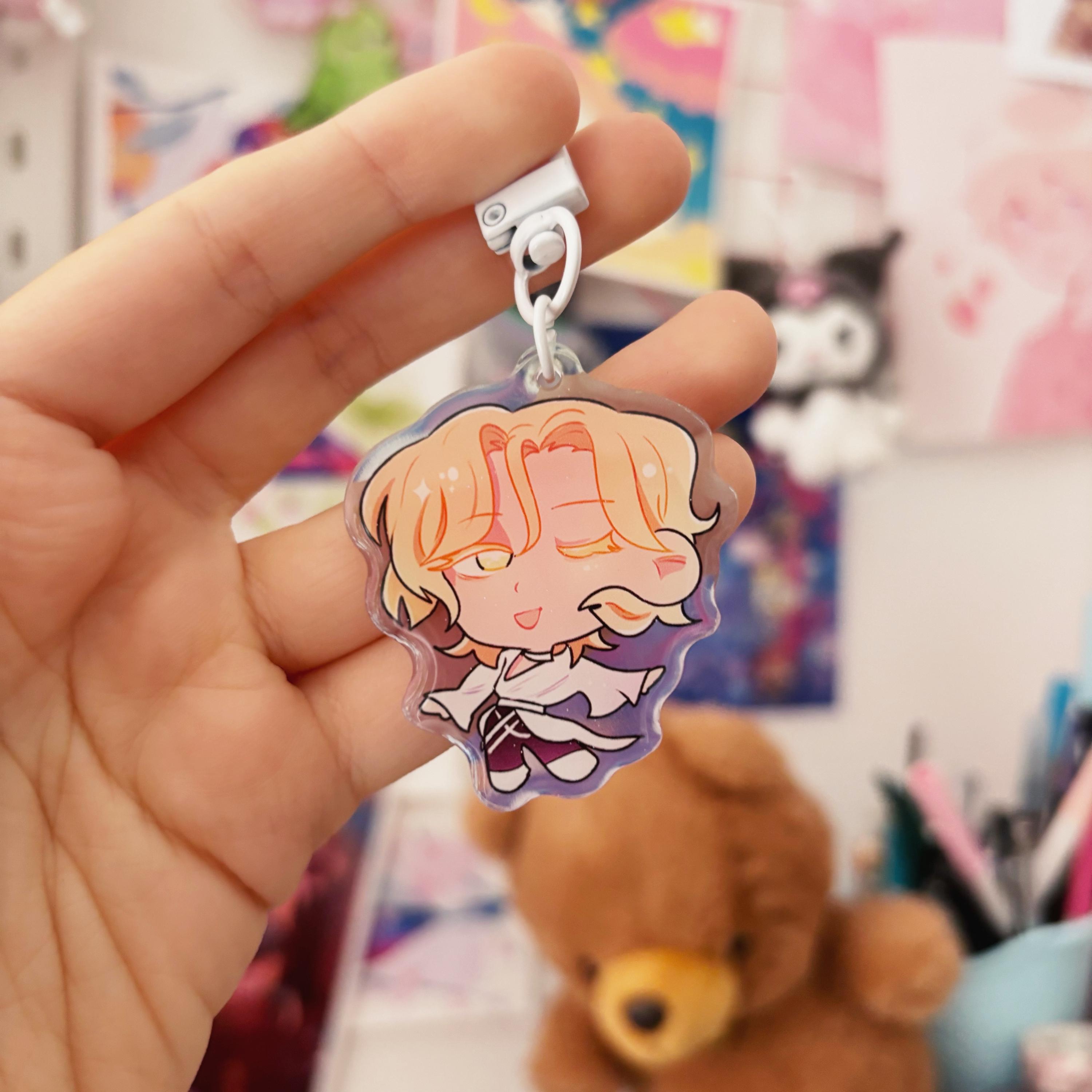 Alien Stage Mini Acrylic Charms Keychains - Anime Game Keychains for ...