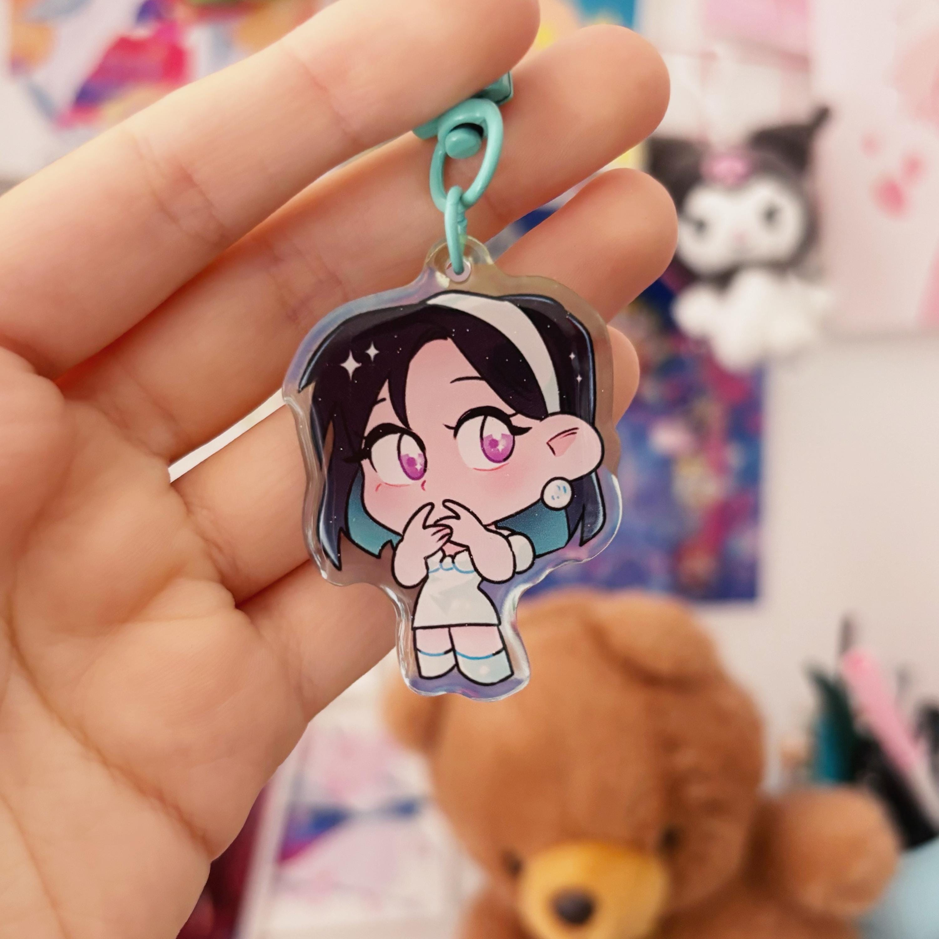 Alien Stage Mini Acrylic Charms Keychains - Anime Game Keychains for ...