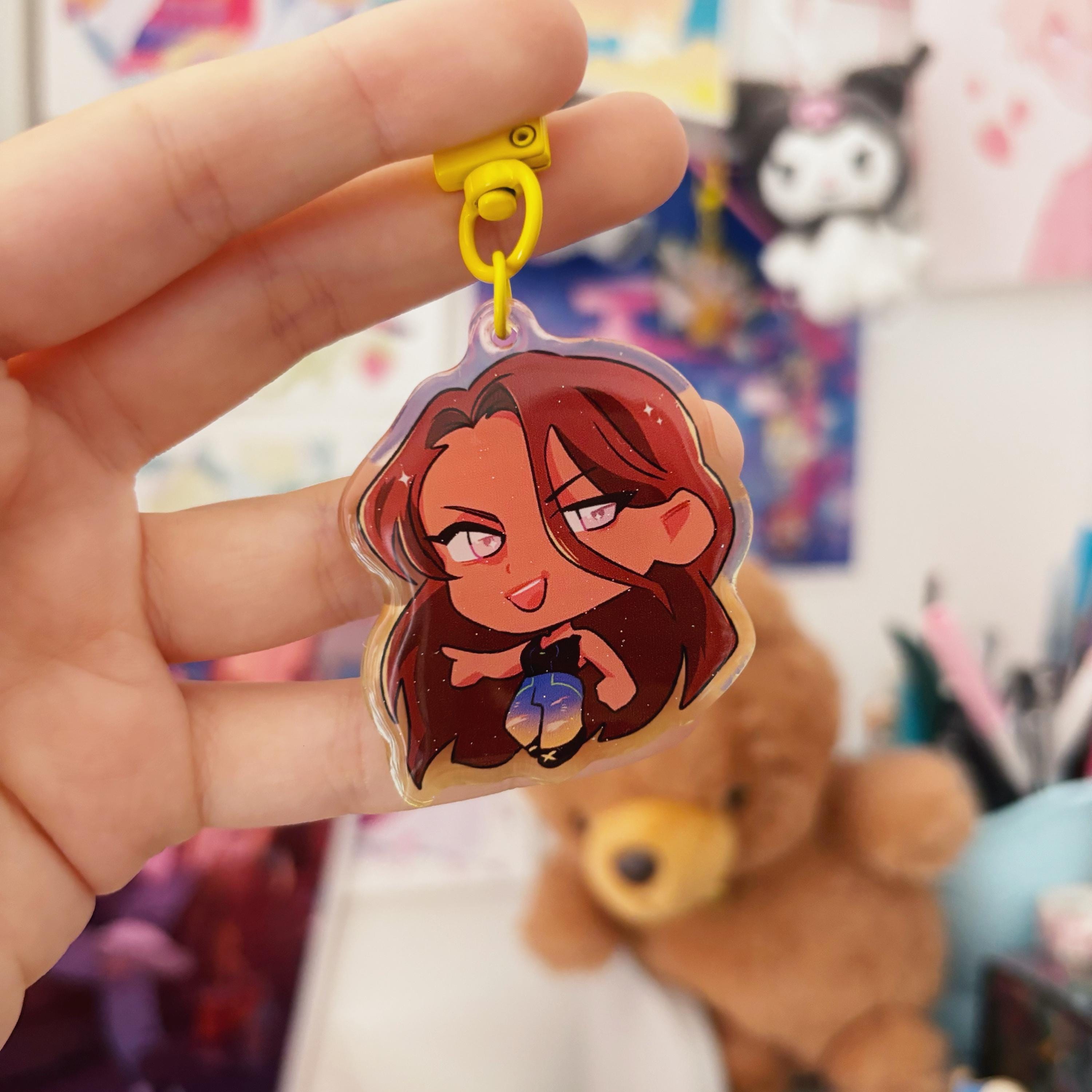 Alien Stage Mini Acrylic Charms Keychains - Anime Game Keychains for ...