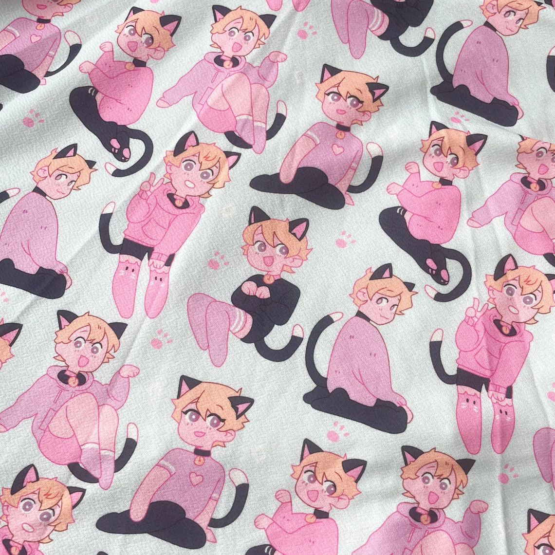 Catboy Clothes Kawaii Skirt Cute Pastel Skirt Harajuku Etsy