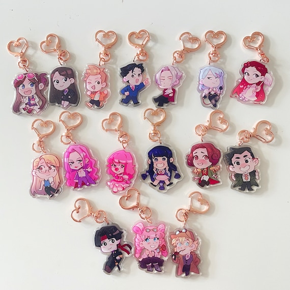 AA Mini Charms Video Game Keychain, Gifts for Gamers, Gifts for Teens,  Anime Gifts 