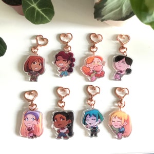Mini ciondoli di Total Drama Girls