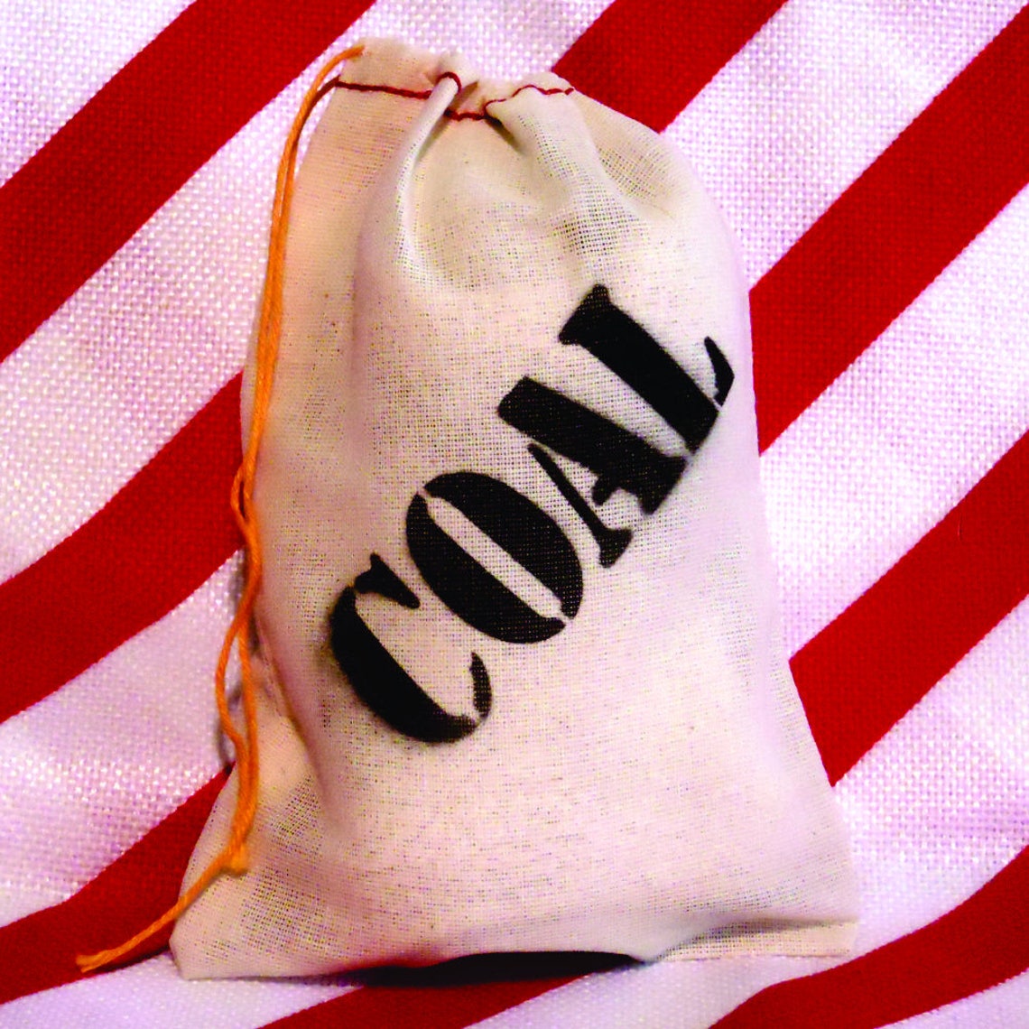 Bag of Coal with Lumps of Coal Etsy