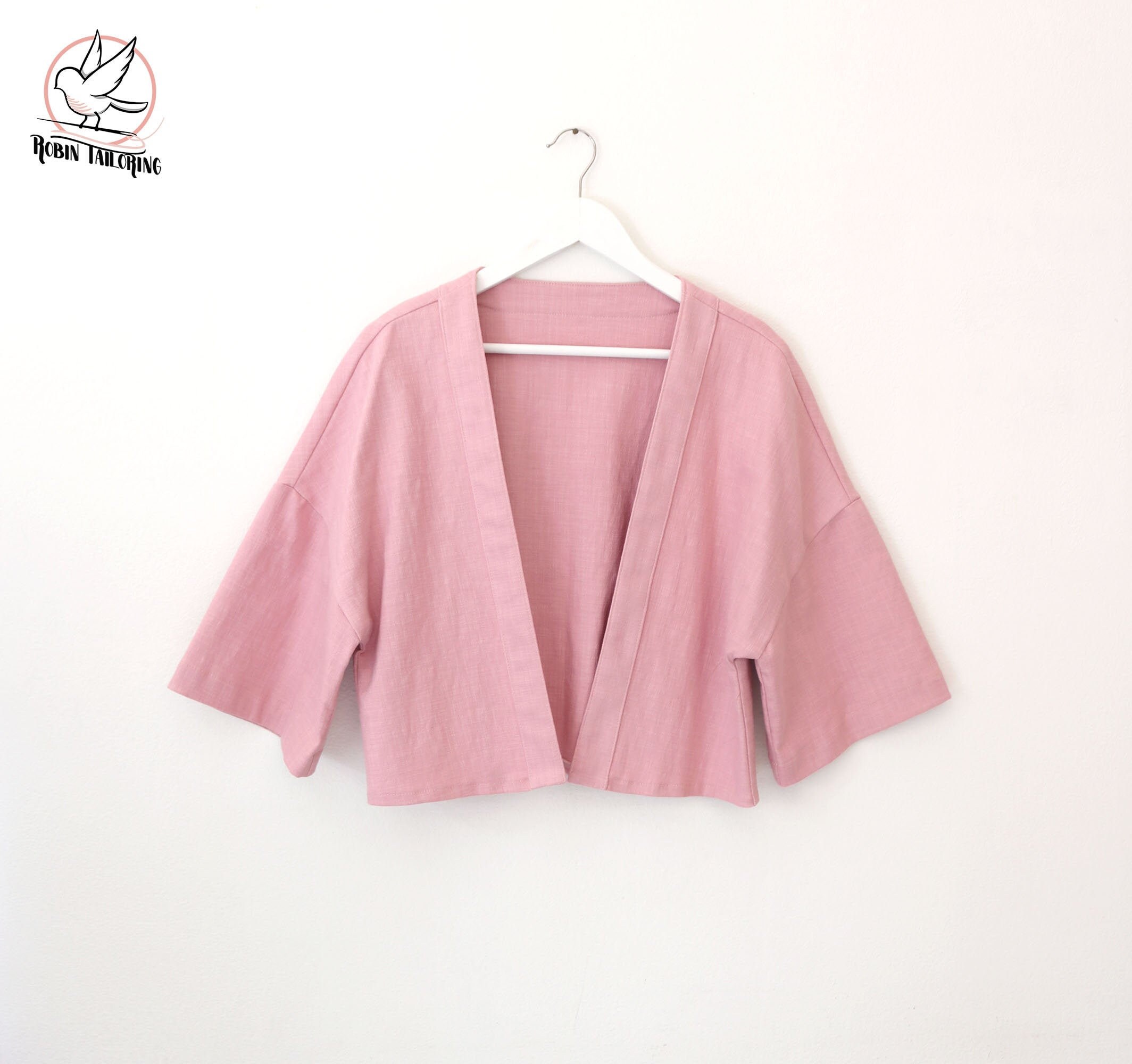 cropped kimono jacket