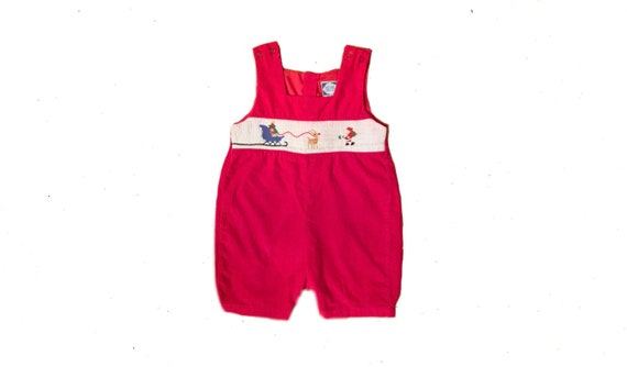 Baby Christmas Romper: baby romper, Jon Jon, Chris