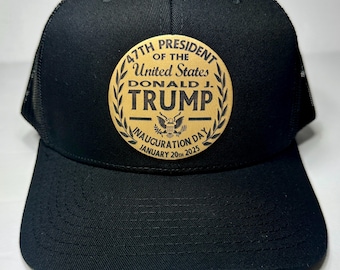 President Donald Trump Inauguration - Trump 47 - Make America Great Again - High Quality Hat / Ball Cap