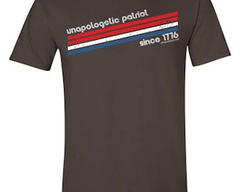 Unapologetic Patriot Since 1776 - MAGA - Make America Great Again - USA - Freedom - Men's T-Shirt