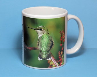 Hummingbird Coffee Mug II, hummingbird mug, hummingbird gift, bird coffee mug, bird lover gift, birder gift, birdwatcher gift