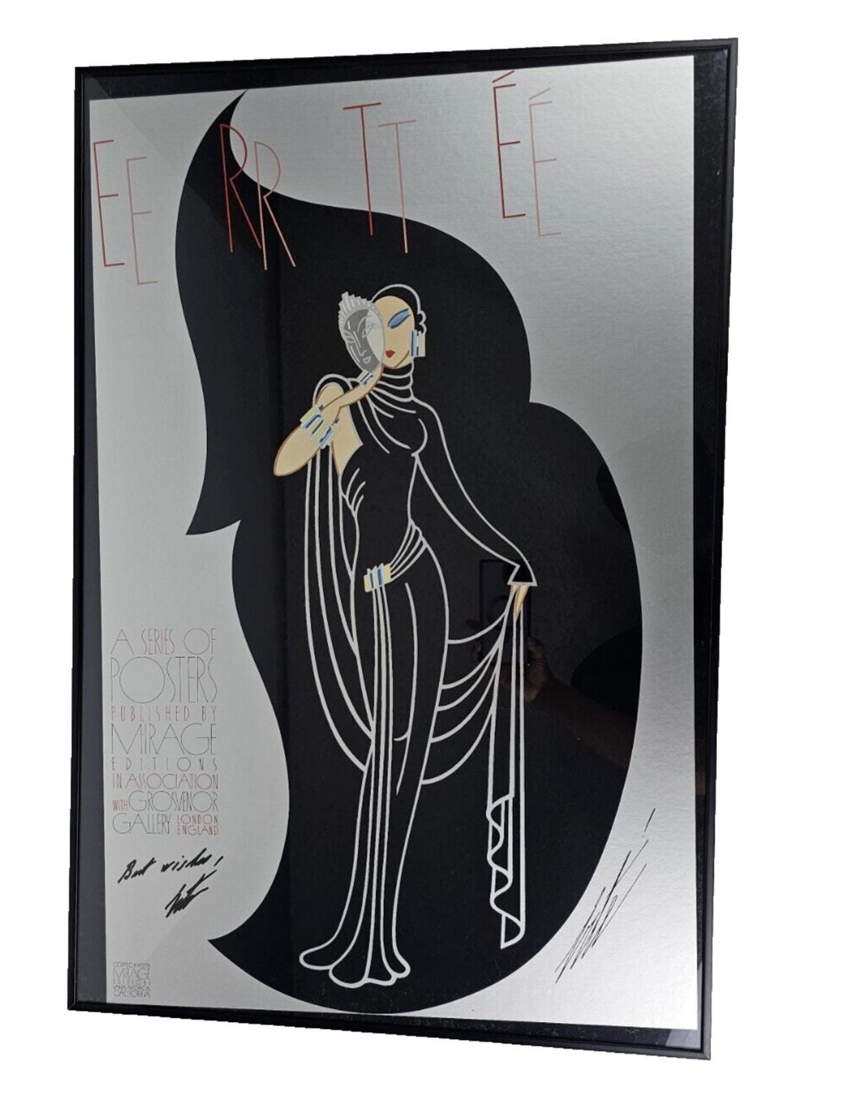 エルテERTE 『Reflections反射』1976年 セリグラフ直筆サイン エルテERTE 『Reflections反射』1976年 セリグラフ直筆サイン エルテ
