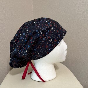 Western Stars on Navy Women’s Euro Scrub Cap Hat