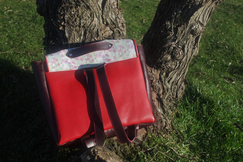 Briefcase leather kids