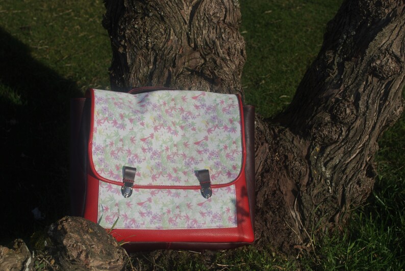 Briefcase leather kids
