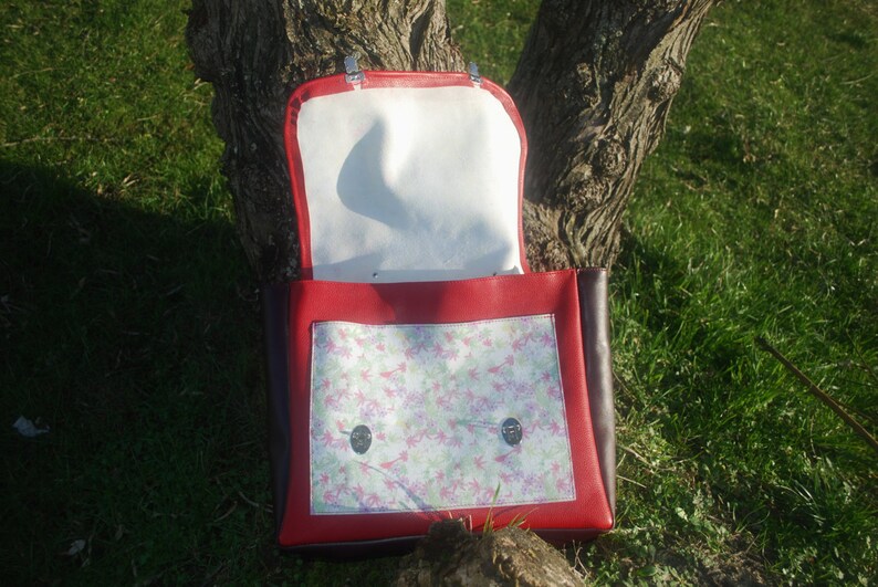 Briefcase leather kids