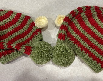 ELF hat.  With elf ears.  Size Newborn to Toddler