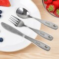 Personalised Engraved Silver 3 Piece Children's Cutlery Gift Set. First Birthday. Christening Gift. Baptism Gift.