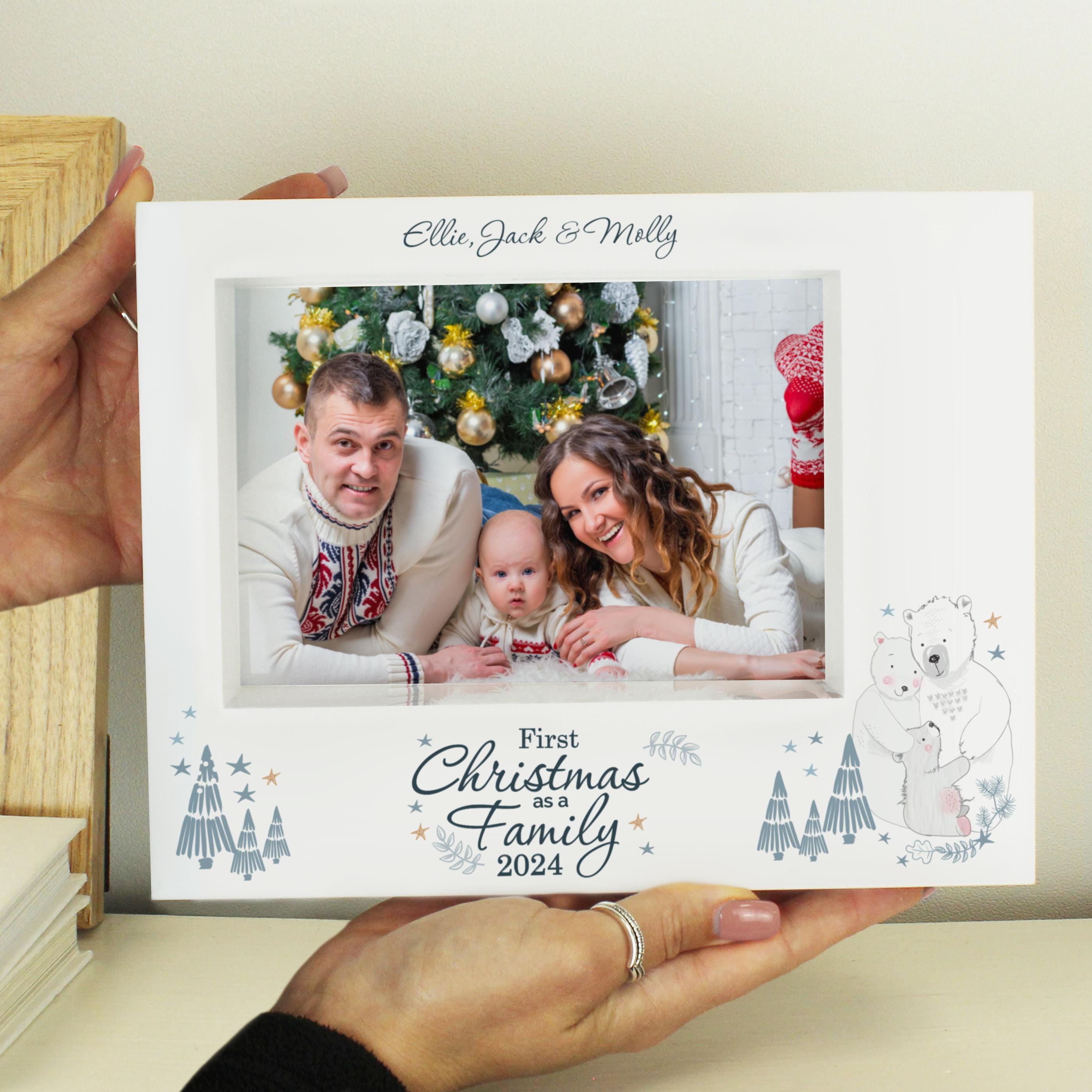 Our First Christmas Together Photo Card Template, Editable Canva Christmas Card, 2026 Couple Holiday Card, Printable First Christmas Gift