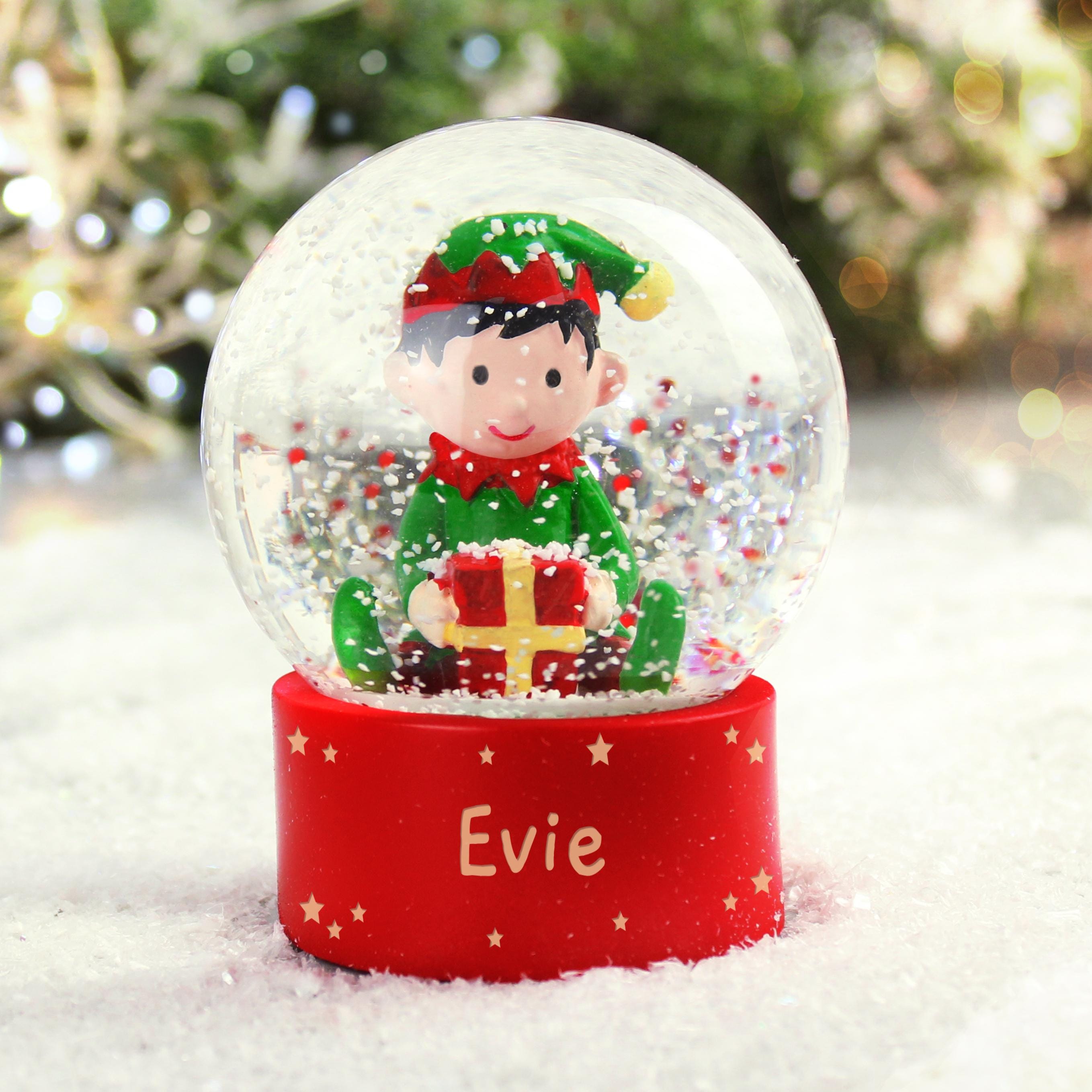 Elf Movie Snow Globe Demitasse Spoon - Novelty Collectible Coffee/Tea Spoon With Resin Topper - View #2