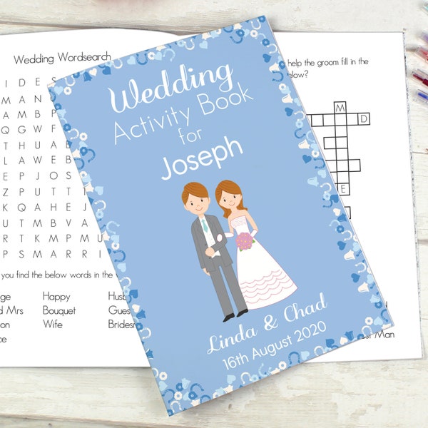 Wedding Activity Book - Etsy UK