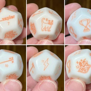 Dados d12 personalizados grabados con láser imagen 7