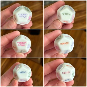 Dados d12 personalizados grabados con láser imagen 5