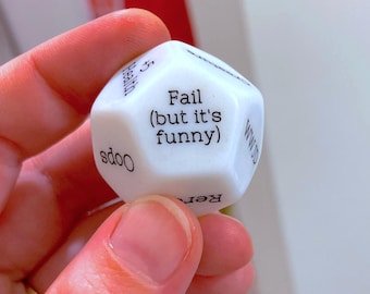 Custom Laser Engraved d12 Dice