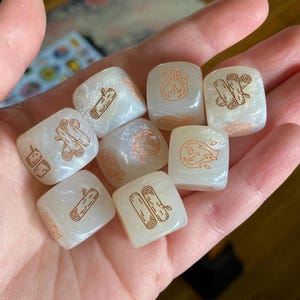 Custom Laser Engraved d6 Dice