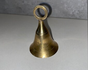 White terracotta bell with handle cm 6