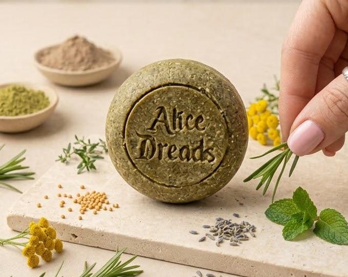 Root Awakening Dreadlock Shampoo Bar, Volumizing Scalp Cleanser (for Greasy Hair)