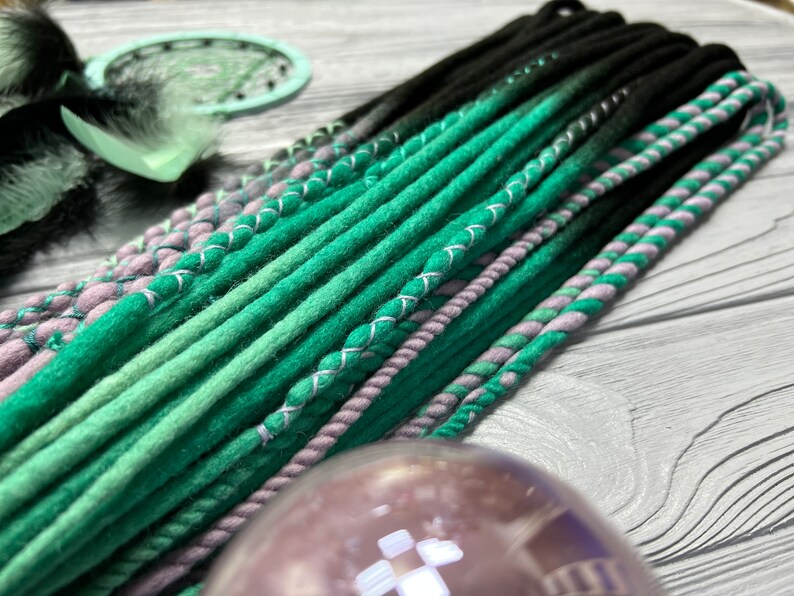 Dreads extensions Braid in dread Wool locks Dread 画像 9