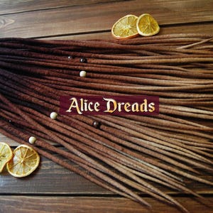 Wool ombre double ended dreadlocks DE dreads