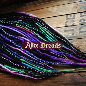 Synthetische dreadlocks met dubbele uiteinden 5 DE - 50 DE mix structuren