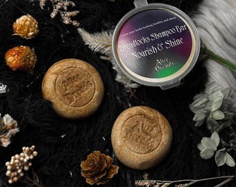 Residue-Free Dreadlock Shampoo Bar, Shea Butter, Shikakai, Lavender Bergamot Scent (for Dry Hair)