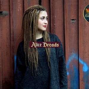 Set of synthetic double ended dreads full set custom dreads dreadlocks brown natural look dreads