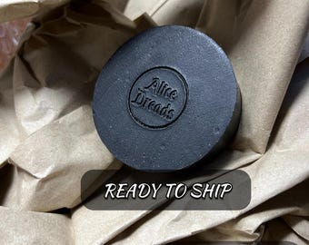 Birch Tar Shampoo Bar for Dreadlocks, Residue Free Loc Wash, Handmade Soap 3.5 oz