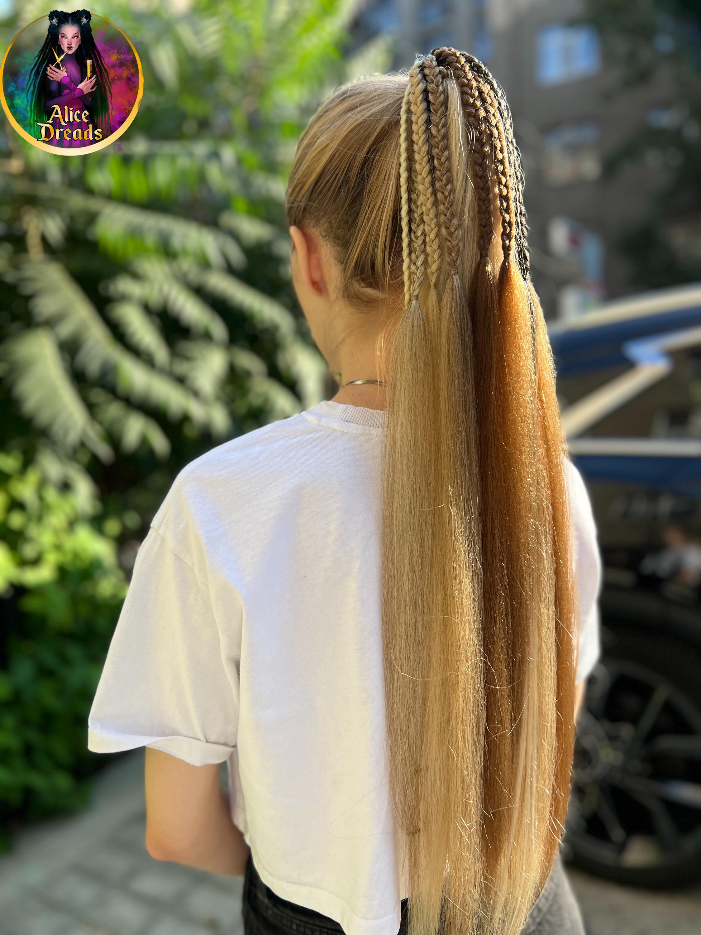 Golden Boho Luxe 20” Ponytail Extension ENVY Ponytail Extension Golden Sand | WOOP Cyprus main image 3
