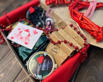 Bohemian style dreadlock accessories gift box by Alice Dreads