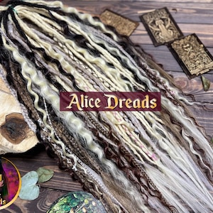 Crochet Synthetic Dreads: Blonde, Silver, Brown Curly Hair Extensions